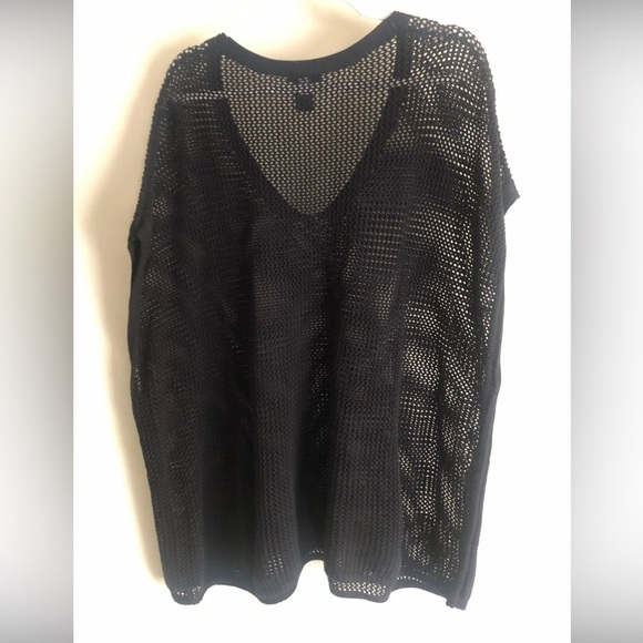 Lane Bryant women’s Crochet Top Beach Cover sz 14-20 - Picture 2 of 7